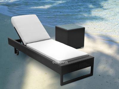 Hotel Outdoor Beach Rattan Chaise Lounger