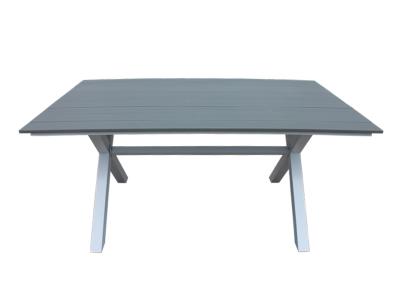 X-Legs Outdoor Rectangle Plastic Wood Dining Table