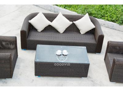 Modern Patio Garden Rattan Wicker Sofa Set Furniture