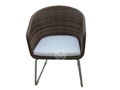 Garden Furniture Metal Frame Wicker Rattan Chair
