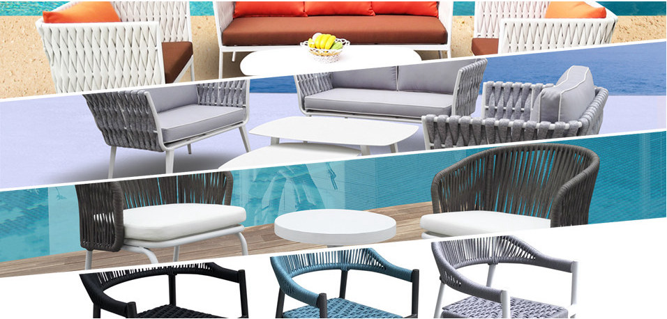 Rope Woven Outdoor Garden Furniture 