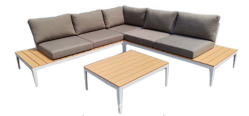 Outdoor Poly-wood Section Sofa Set