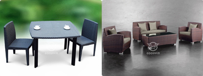 Handwoven Synthetic Rattan Tableware