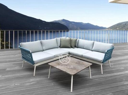 Outdoor Hand Woven Rope Sofa 