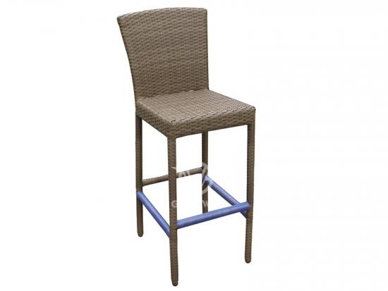 China All Weather Aluminum Frame Woven, All Weather Wicker Bar Stools Outdoor