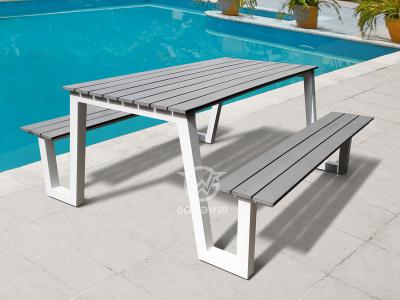 Conjoined Dining Bench Set