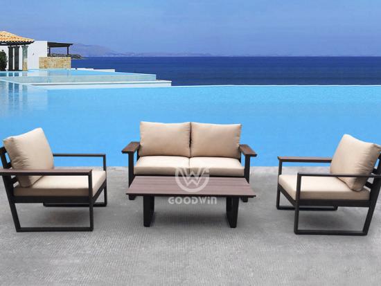 Aluminum Frame Sofa Set