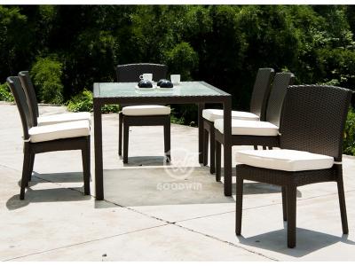 Outdoor Furniture Rectangle Table Dining Set For 8