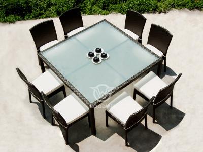 Restaurant Square Dining Table Set