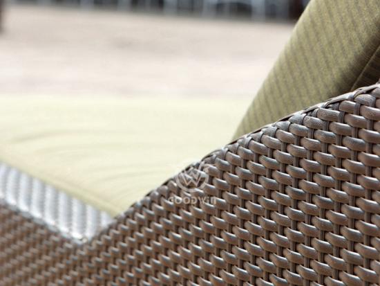 Rattan Wicker Chaise Lounger