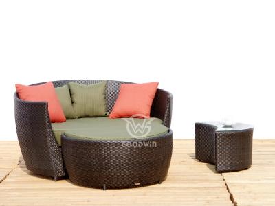 Garden Furniture Wicker Rattan Daybed Set