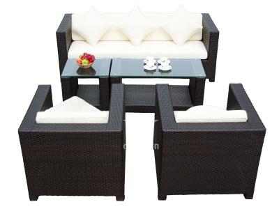Patio Synthetic Rattan Modular Combination Sofa Set