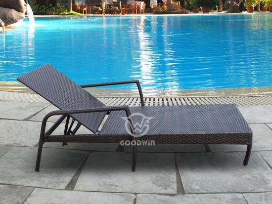 Wicker Sun Lounger