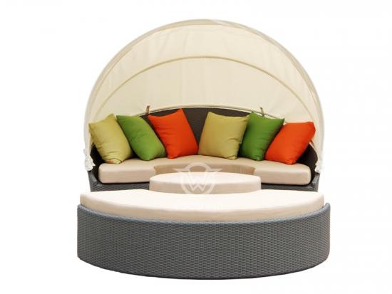 2 In 1 Outdoor Rattan Daybed