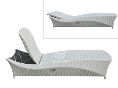 Patio Synthetic Rattan Sun Lounge For Pool