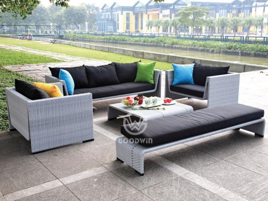 Outdoor Rattan Sofa Set