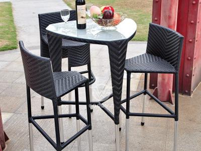 Rattan Bar Chair For Outdoor