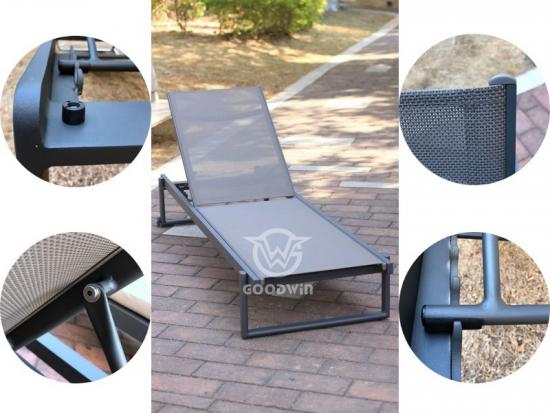 Sun Lounger With Wheels