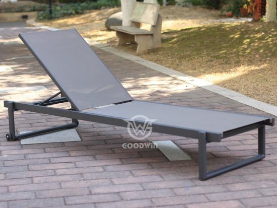 Sun Lounger With Wheels