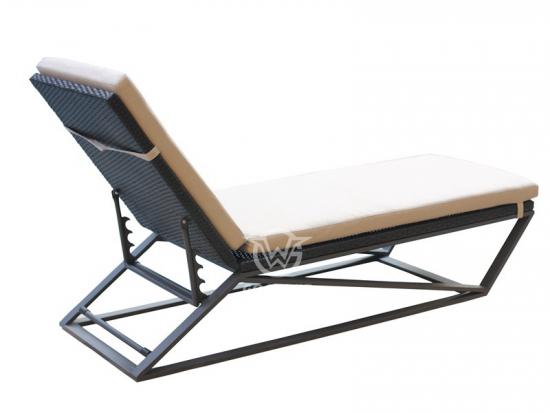 Hotel Rattan Chaise Lounge