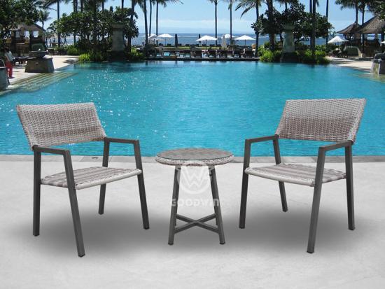 Rattan Chairs Table Set