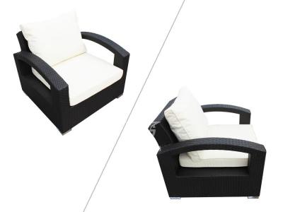 Hotel Lobby Synthetic Rattan Comfortable Sofa Furniture