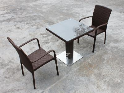 Small Space Furniture Rattan Chairs And Table Set
