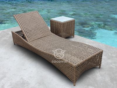 All Weather Rattan Chaise Lounge Set