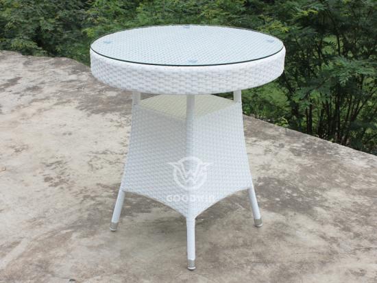Small Space White Rattan Furniture