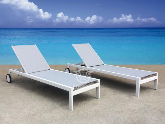 Textilene Fabric Sun Lounger