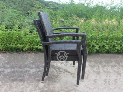 Patio Furniture Rattan Square Dining Table Set