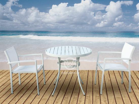 Aluminum Frame Poly-wood Leisure Set