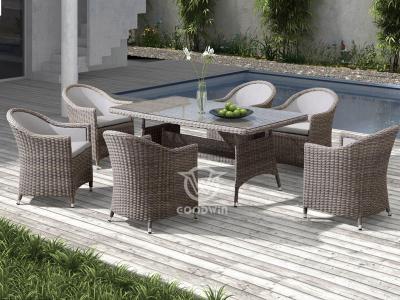 Garden Treasure Wicker Dining Set