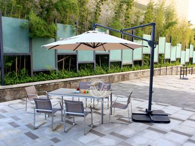 Patio Stainless Steel Furniture Dining Set