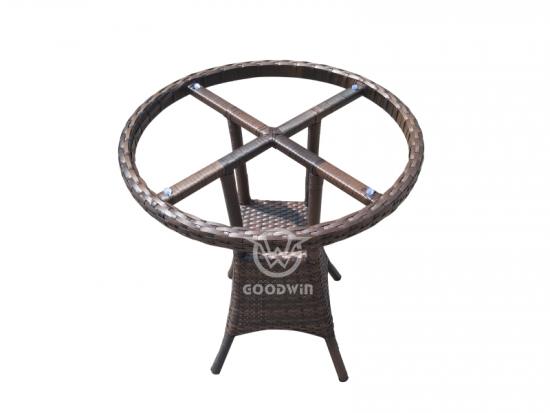 Round Rattan Dining Table