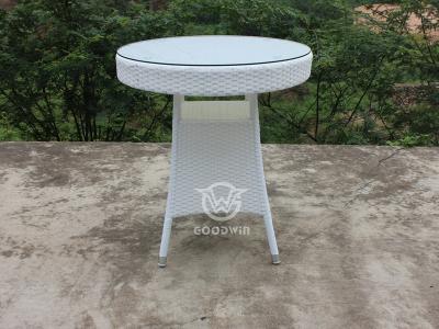Patio Round Synthetic Rattan Dining Table