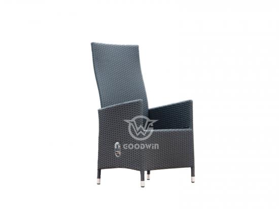 Synthetic Rattan High Back Armchair