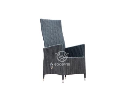 Synthetic Rattan High Back Armchair