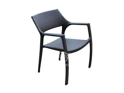 Hand Woven Rattan Dining Armchair