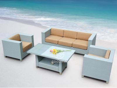 4 Piece Outdoor Rattan Sofa Set