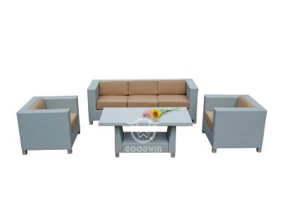 Garden Treasures Synthetic Rattan Sofa Set For Outdoor