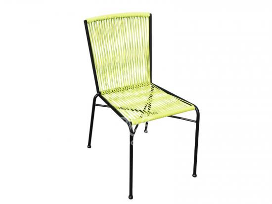 Metal Frame Weave PE Rattan Dining Set