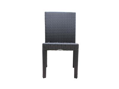 Stack-able Outdoor Synthetic Rattan Dining Side Chair