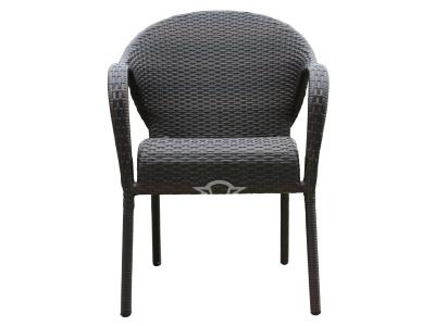 Outdoor Aluminum Frame Weave Rattan Dining Chair