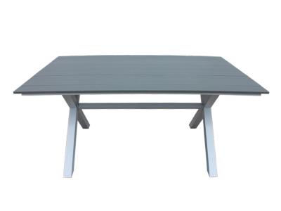 X-Legs Outdoor Rectangle Plastic Wood Dining Table