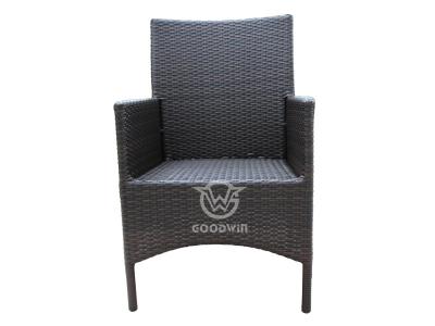 Hand Weave Synthetic Rattan High Back Dining Chair