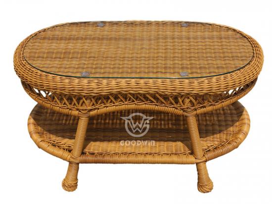 Hand Weave Round Rattan Sofa Set