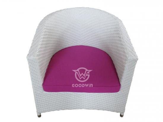 White Synthetic Rattan Sofa Set