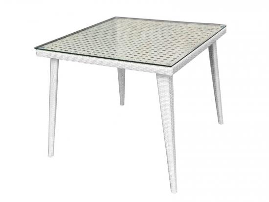 Square Rattan Dining Table