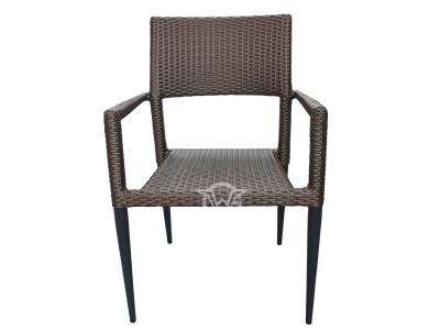 All Weather Aluminum Frame Rattan Arm Chair